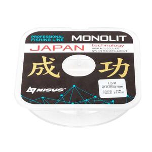 Леска MONOLIT 0,203mm/50m Nylon Transparent (N-MO-0.203-50) Nisus, фото 4