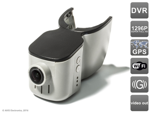Штатный автомобильный Ultra HD (1296P) видеорегистратор с GPS AVS400DVR (#101) для AUDI (с датчиком дождя), фото 2