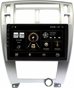 Штатная магнитола Hyundai Tucson 2004-2010 (серебро) LeTrun 4165-10-HY166T на Android 10 (4G-SIM, 3/32, DSP, QLed), фото 1