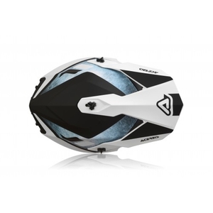 Шлем Acerbis LINEAR White/Light-Blue XS, фото 4