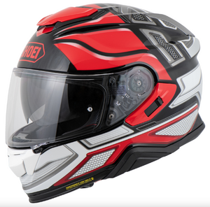 Мотошлем GT-Air 2 NOTCH SHOEI (черно-красно-белый глянцевый, TC-1, L), фото 1