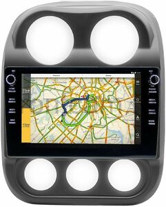 Штатная магнитола LeTrun 3149-10-810 для Jeep Compass I, Liberty (Patriot) 2011-2016 на Android 10 (DSP 2/16 с крутилками), фото 1