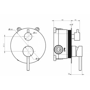 Система для душа MILACIO Ultra 150 (MCU.150.MB) чёрный матовый, фото 17