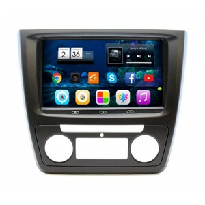 Штатная автомагнитола VOMI VM1688-T8 SKYT для Skoda Yeti климат + RP-SKYT на Android 7, фото 1