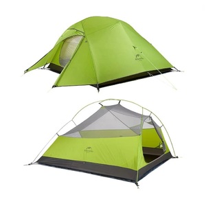 Палатка 3-местная Naturehike сверхлегкая + коврик Сloud up NH18T030-T, 20D , светло-зеленый, фото 3