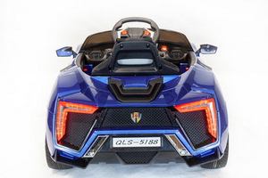 Детский автомобиль Toyland Lykan Hypersport 4х4 QLS 5188 Синий, фото 7