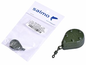 Грузило Salmo с вертл. BUN SWIVEL green 050г, фото 2