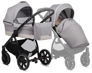 Коляска 2 в 1 Noordi Sole Go Warm Grey, фото 1