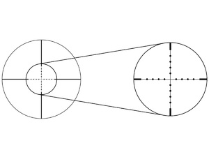 Прицел Gaut Quartz 2-7x32 AO, сетка 3 (Mil-Dot), фото 4