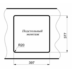 Мойка для кухни MILACIO Leon 45 Cuarzo (MC.77093) серый металлик, фото 9