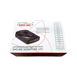 Радар-детектор Sho-Me Signature Lite (сигнатурный), фото 4