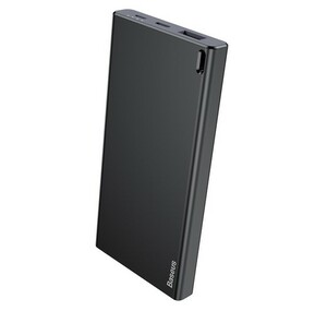 Внешний аккумулятор Baseus Choc Power Bank 10000mAh Black+Gray (PPALL-QK1G), фото 1