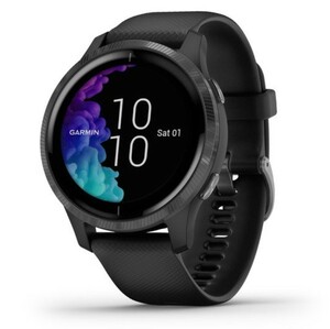 Смарт-часы Garmin Venu черные с серым безелем, фото 1
