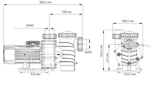 Насос для бассейна UNIPUMP JET POOL SPP 5500T, фото 2