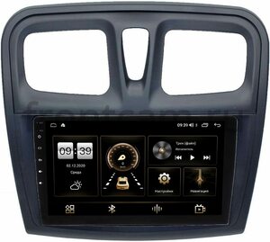 Штатная магнитола Renault Logan II 2013-2020, Sandero II 2013-2020 LeTrun 4196-9-3010 на Android 10 (6/128, DSP, QLed) С оптическим выходом, фото 1