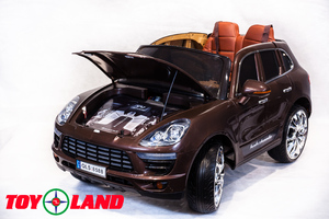 Детский автомобиль Toyland Porsche Macan QLS 8588 Коричневый, фото 10