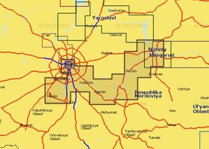 Navionics Plus 5G621S2 Река Москва, река Ока (16gb), фото 1