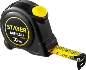 Рулетка с автостопом STAYER АutoLock 7.5м х 25мм 2-34126-07-25, фото 1