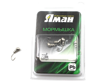 Мормышка "ЯМАН" муравей с отв.,цв.NL, d 5, вес 0,8 г (уп. 5 шт.), фото 2