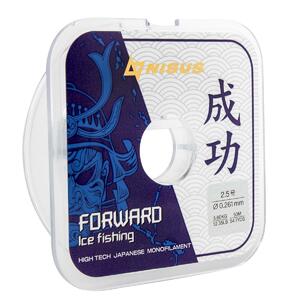 Леска FORWARD ICE FISHING 0,261mm/50m Nylon Transparent (N-FIF-0.261-50) Nisus, фото 3