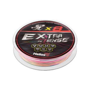 Шнур Extrasense X8 PE Multicolor 150m 0.8/14LB 0.16mm (HS-ES-X8-0.8/14LB) Helios, фото 1