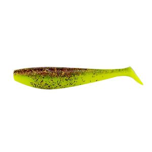 Виброхвост несъедоб. Zander 4"/10,2см Golden Lime 20шт. (HS-36-048-N-20) Helios, фото 2