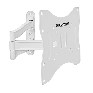 Кронштейн для телевизора Kromax TECHNO-3 белый 15"-40" макс.20кг настенный поворот и наклон, фото 1