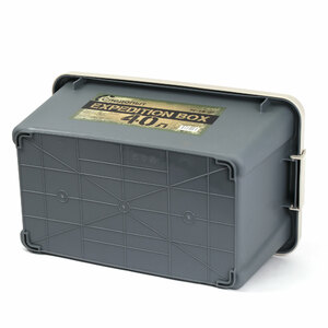 Ящик многофункц. особопрочный СЛЕДОПЫТ Expedition Box, 40 л, 600х360х320 мм, цв. графит/бежевый, фото 8