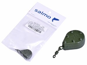 Грузило Salmo с вертл. BUN SWIVEL green 040г, фото 2