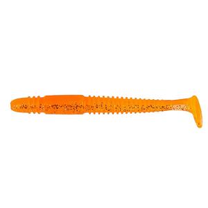 Виброхвост несъедоб. Minoga 3,75"/9.5 см Orange & Sparkles 20шт. (HS-17-022-N-20) Helios, фото 2