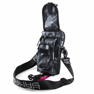 Сумка рыболовная "Yaman" Street Fishing MultiLock V-Pouch, 22х12,5х8 см, цв. серый камуфляж, фото 5