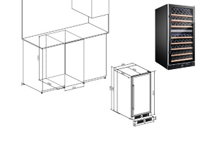 Винный шкаф Temptech WP120DCB, фото 9