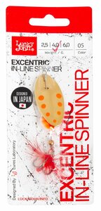 Блесна вращ. Lucky John EXCENTRIC IN-LINE 04.0г 005 в блистере, фото 3