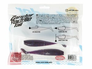 Виброхвосты LJ 3D Series Zander Paddle Tail 4.8in (12.00)/Z10 4шт., фото 5