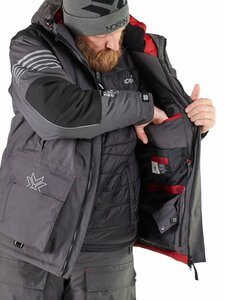 Костюм зимний  Norfin EXTREME 5 PRO 01(черно- серый S ), фото 14