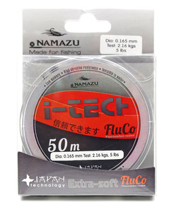 Леска Namazu "I-Tech Fluco", L-50 м, d-0,286 мм, test-6,01 кг, прозрачная, фото 2
