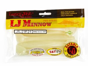 Виброхвосты съедобные LJ Pro Series MINNOW 5.5in (13.90)/033 4шт., фото 4