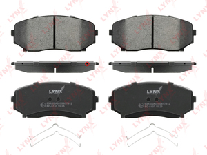 Колодки тормозные передние LYNXauto BD-5137 для MITSUBISHI L200 15>/Outlander 12-22/Pajero 14-21,MAZDA CX-5 18>/CX-7 09-15/CX-8 17>/CX-9 06>,FORD Edge 06-14, фото 2