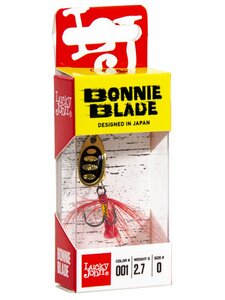 Блесна вращающаяся Lucky John BONNIE BLADE 00 02.7г 001 в блистере, фото 5