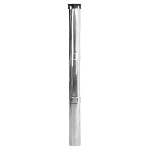 Дымоход сборный с зонтиком SMART D 90мм, L 1130мм (HS-GS-D-3) Helios, фото 2