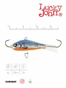 Балансир Lucky John BALTIC 3 25мм/45H, фото 3