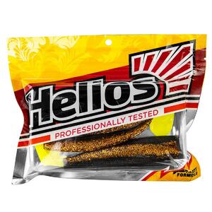 Виброхвост Trofey 5.5"/14см Black Sparkles LT 4шт. (HS-25/1-033) Helios, фото 2