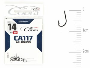 Крючки Cobra Allround FUNA сер. CA117 разм. 014 10шт., фото 2