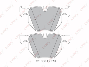 Колодки тормозные задние LYNXauto BD-1419. Для: BMW 5(E60/61) 2.0D-3.0 03-10 / 6(E63 / 64) 3.0 04>, фото 1