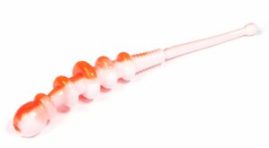 Слаги съедобные искусственные LJ Pro Series TIPSY WORM 2,8in (07.12)/T73 8шт., фото 2