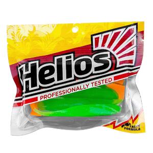 Виброхвост Jumbo 4,95"/12.5 см Lime & Orange 5шт. (HS-7-020) Helios (0), фото 2