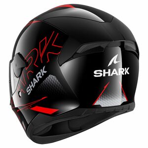 Шлем SHARK D-SKWAL 2 CADIUM глянцевый Black/Red/Black XL, фото 2