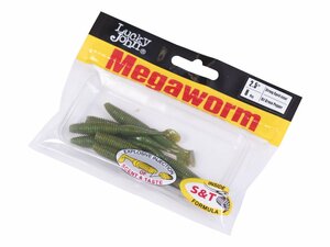 Виброхвосты съедоб. искусст. LJ Pro Series MegaWorm 2,5in (6,35)/S67 8шт., фото 4