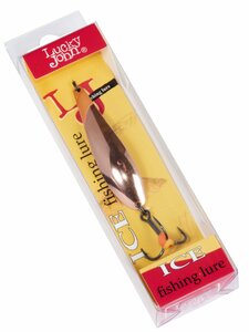 Блесна вертикал. зим. Lucky John X-BLADE с тр. 7,6г C блистер, фото 3