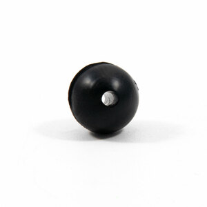 Бусина фидерная Namazu Soft Beads, PVC, d-7 мм, круглая, цв. черный (20 шт.), фото 4